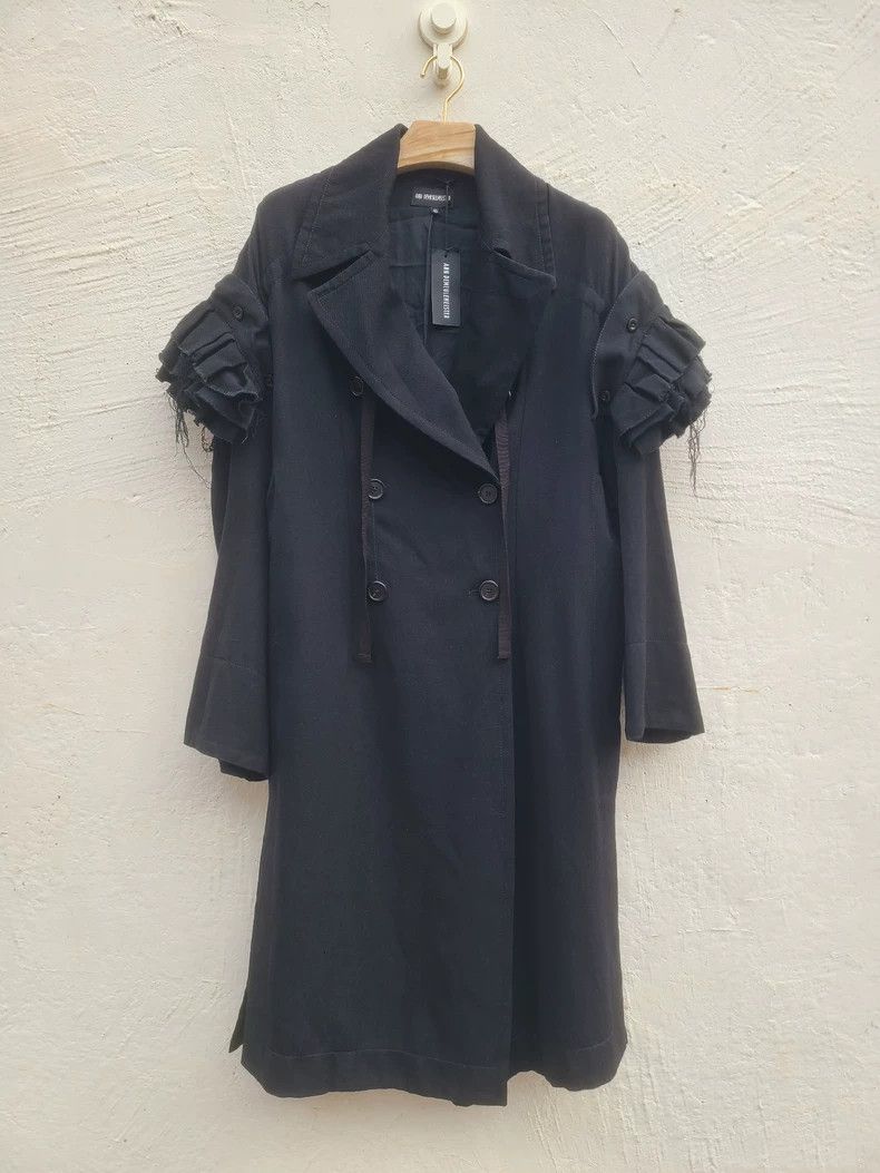 Ann Demeulemeester Ann Demeulemeester Wool Blend Coat Size US M / EU 48-50 / 2 - 3 Thumbnail