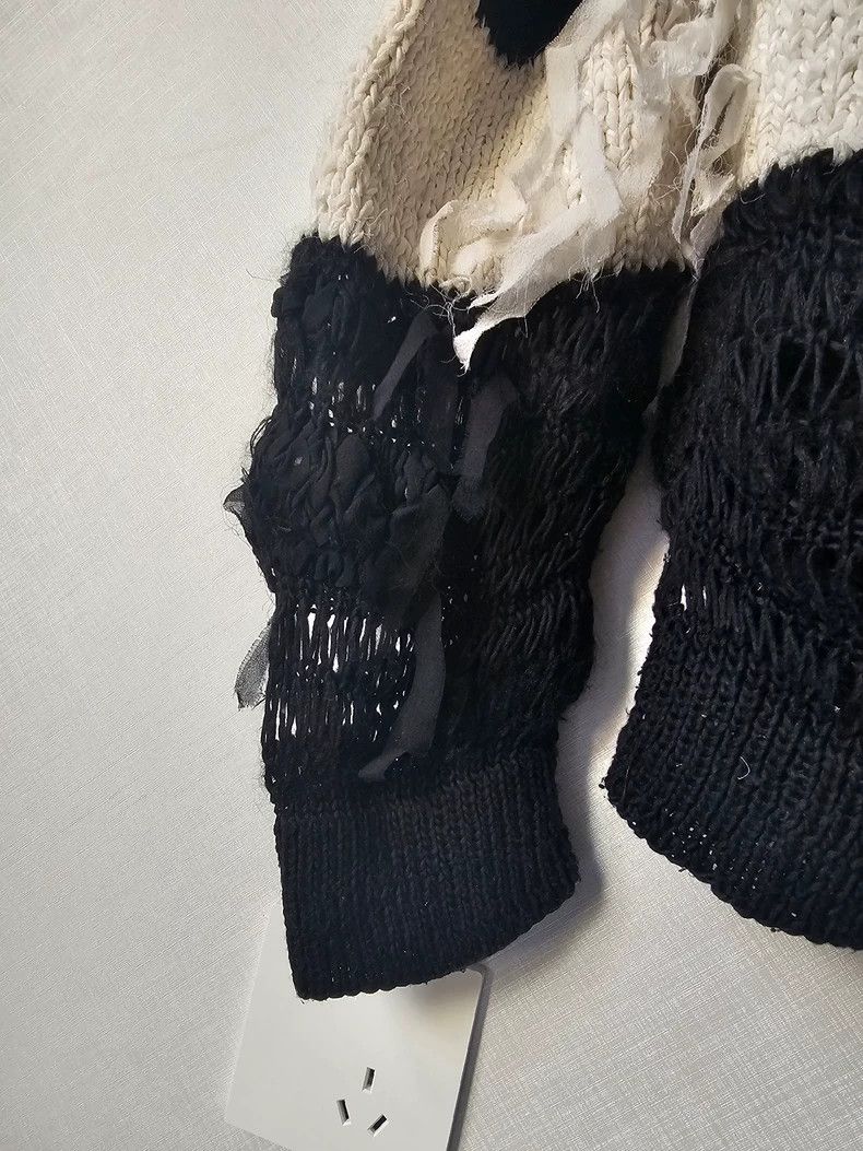 Ann Demeulemeester Ann Demeulemeester Silk Blend Sweater Coat Size US S / EU 44-46 / 1 - 3 Thumbnail