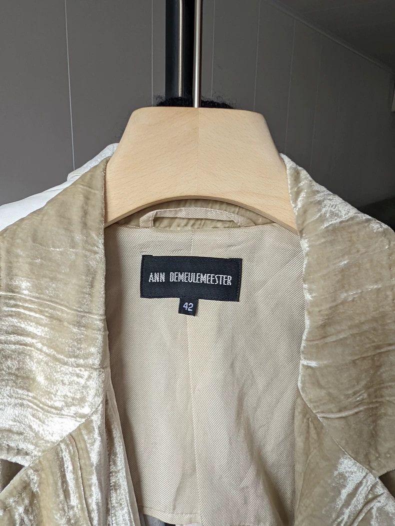 Ann Demeulemeester Ann Demeulemeester Velvet Coat Size US M / EU 48-50 / 2 - 6 Thumbnail