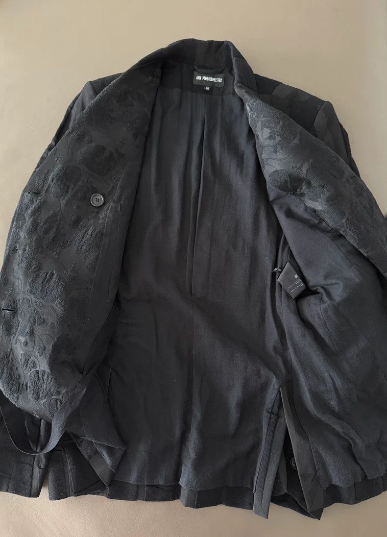 Ann Demeulemeester Ann Demeulemeester Black Wool Blazer Size US M / EU 48-50 / 2 - 8 Thumbnail