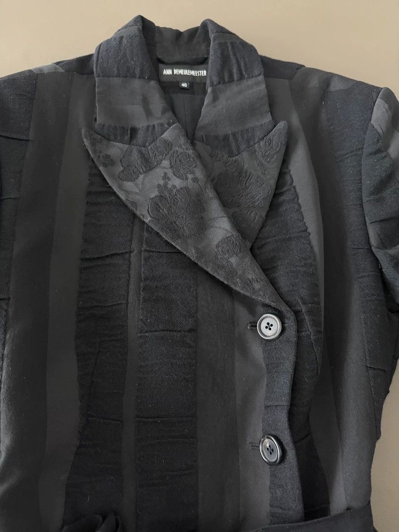 Ann Demeulemeester Ann Demeulemeester Black Wool Blazer Size US M / EU 48-50 / 2 - 3 Thumbnail