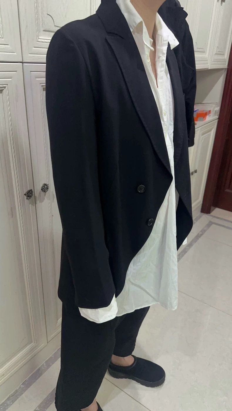 Ann Demeulemeester Ann Demeulemeester Runway Mid-Length Coat Size US XL / EU 56 / 4 - 3 Thumbnail