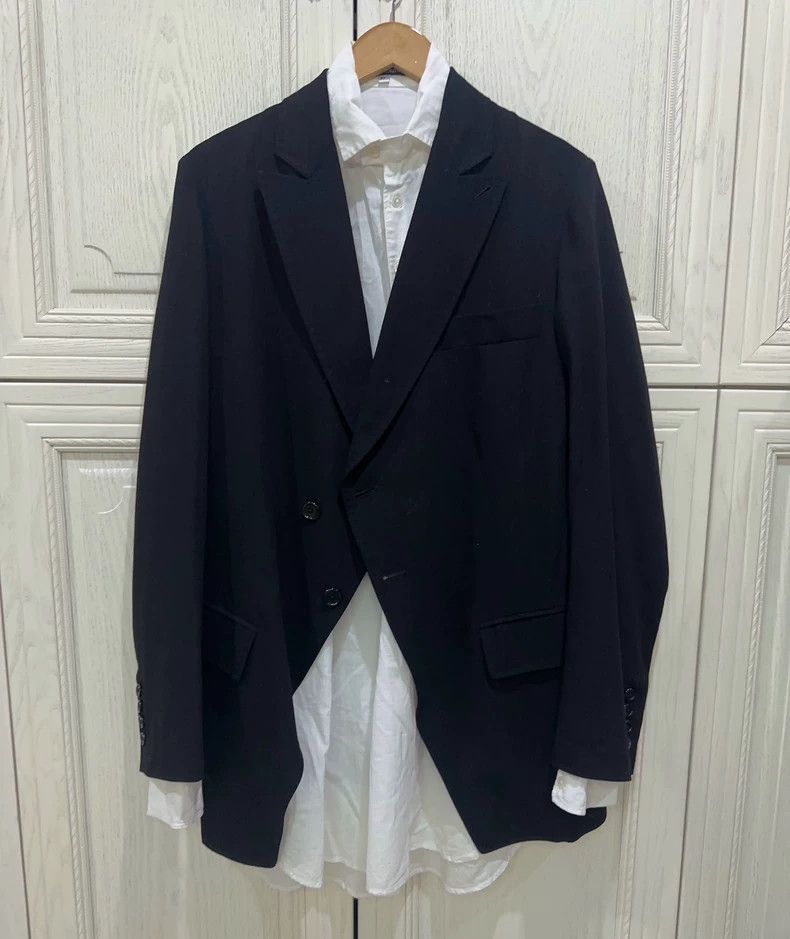 Ann Demeulemeester Ann Demeulemeester Runway Mid-Length Coat Size US XL / EU 56 / 4 - 5 Thumbnail