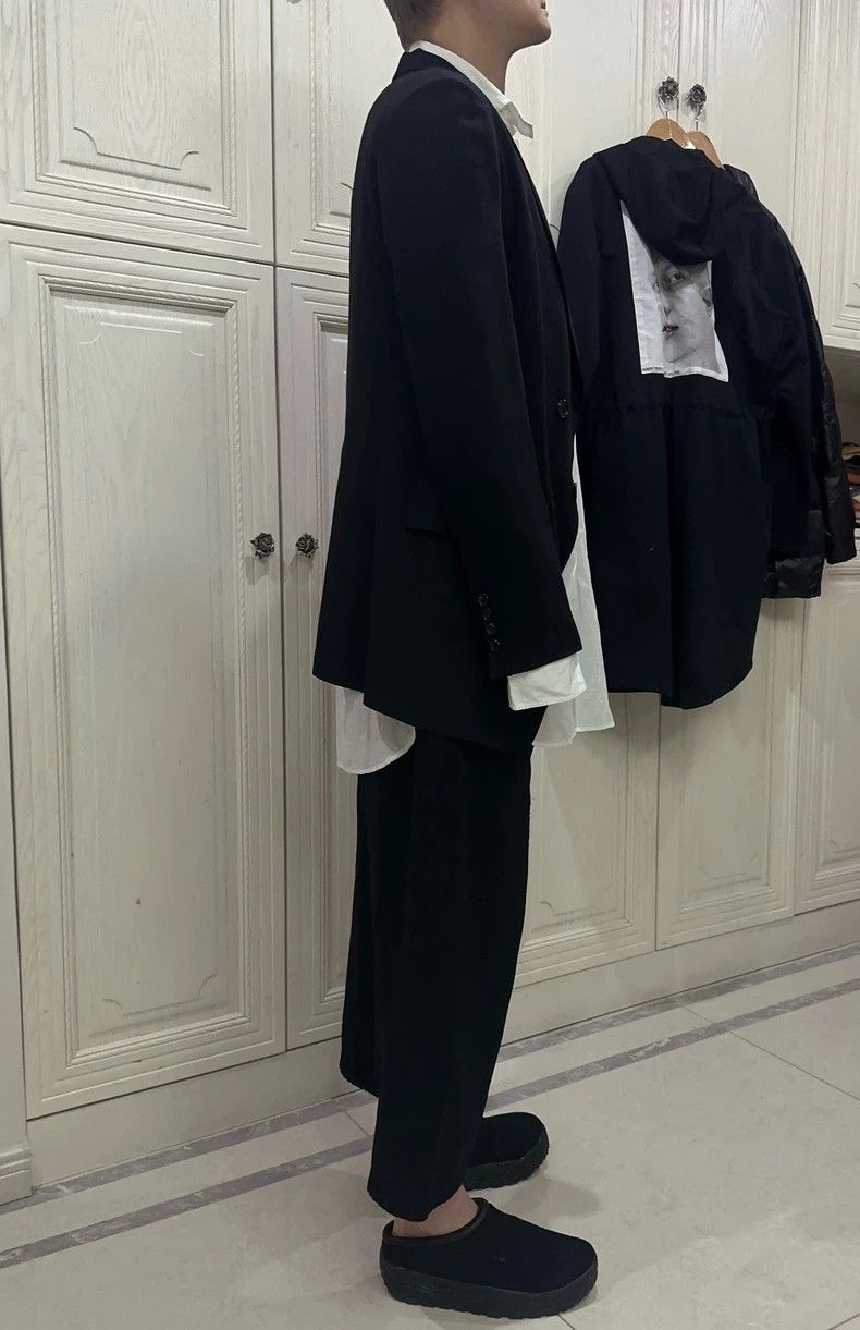 Ann Demeulemeester Ann Demeulemeester Runway Mid-Length Coat Size US XL / EU 56 / 4 - 2 Thumbnail