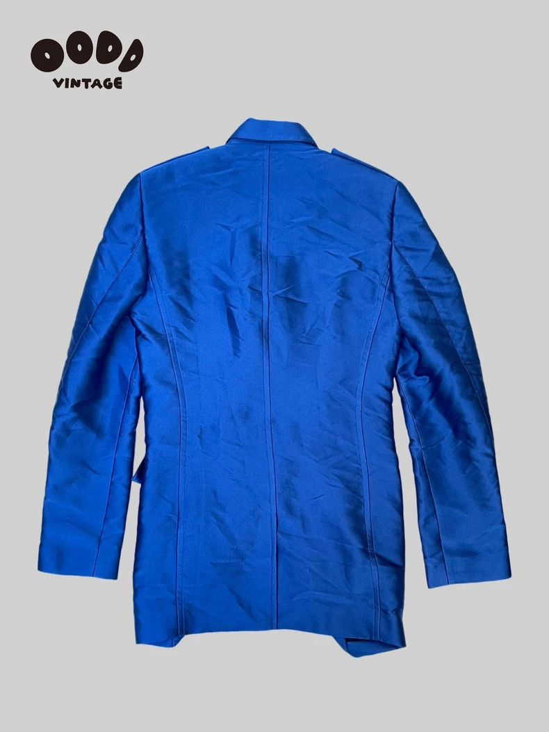 Ann Demeulemeester Ann Demeulemeester 12AW Blue Napoleon Jacket Size US S / EU 44-46 / 1 - 3 Thumbnail