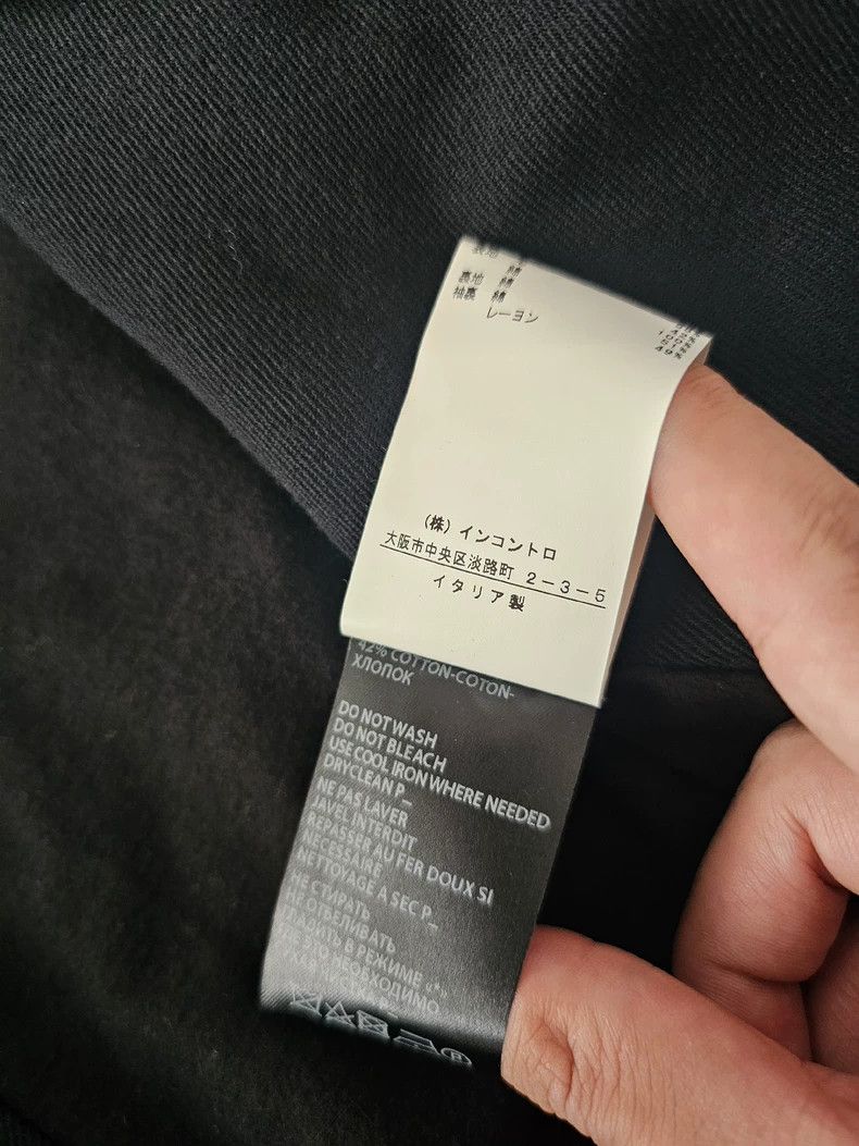 Ann Demeulemeester Ann Demeulemeester Men's Wool Trench Coat Size US L / EU 52-54 / 3 - 8 Thumbnail