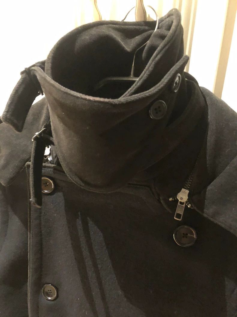 Ann Demeulemeester Ann Demeulemeester Double-Breasted Hooded Coat Size US XXS / EU 40 - 4 Thumbnail