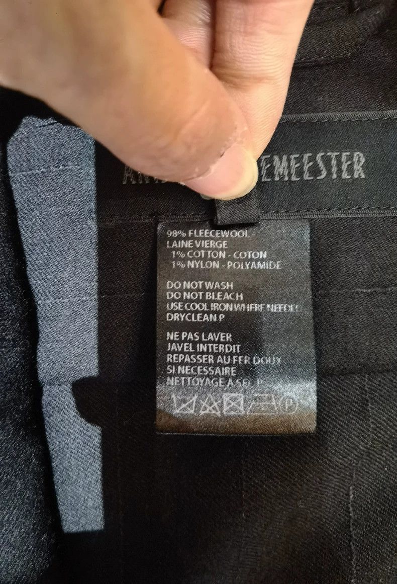 Ann Demeulemeester Ann Demeulemeester Vintage Wool Blazer Size US XS / EU 42 / 0 - 4 Thumbnail