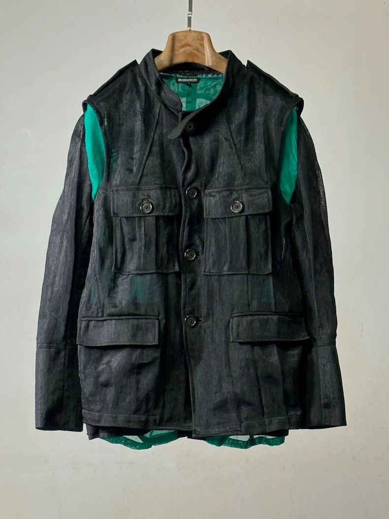 Ann Demeulemeester Ann Demeulemeester S/S16 Two-Piece Jacket Size US M / EU 48-50 / 2 - 2 Thumbnail
