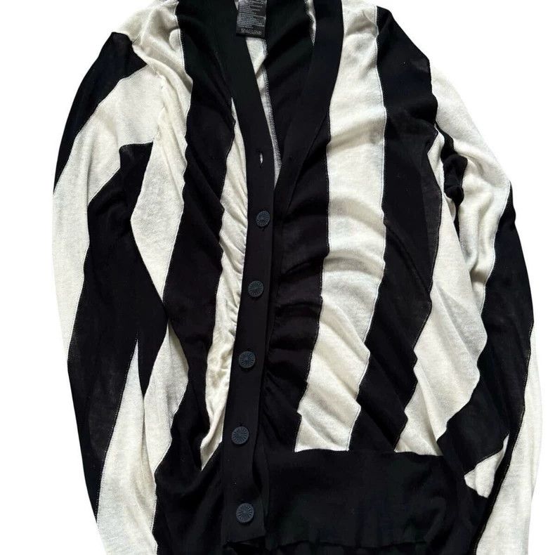 Ann Demeulemeester Ann Demeulemeester Asymmetry Wool Cardigan Size US XS / EU 42 / 0 - 3 Thumbnail