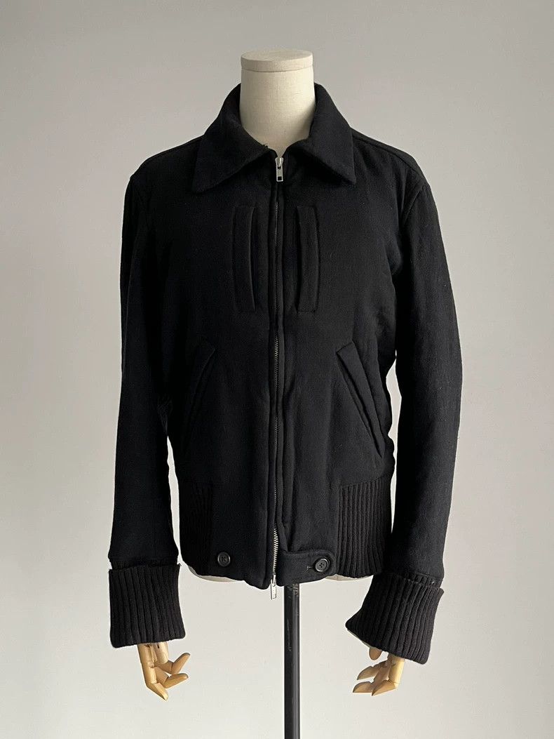Ann Demeulemeester Ann Demeulemeester Wool Collar Zip Jacket Size US XXS / EU 40 - 3 Thumbnail
