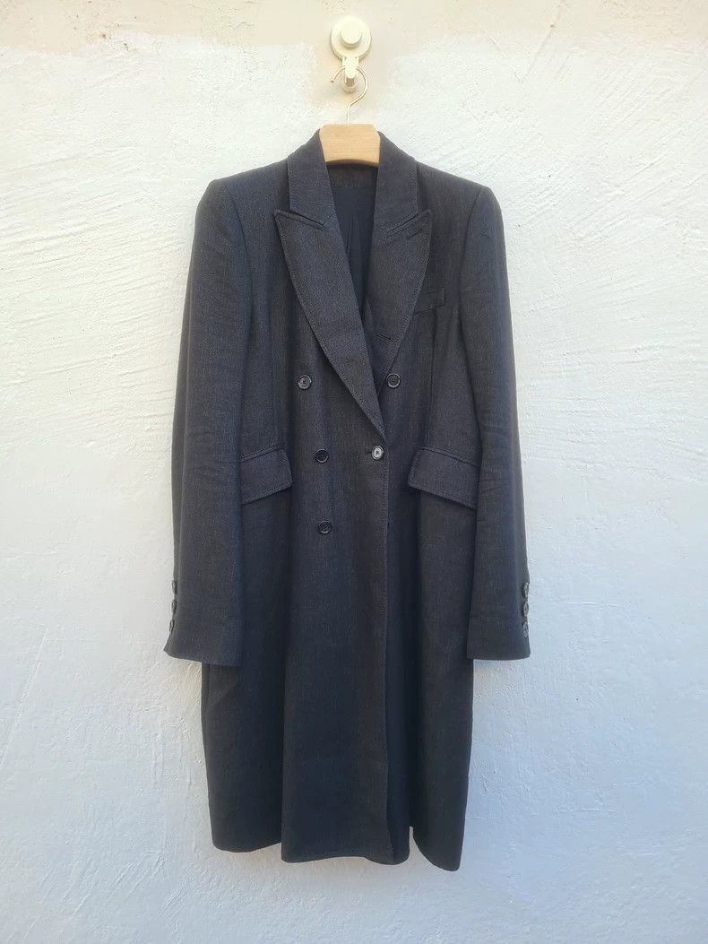 Ann Demeulemeester Ann Demeulemeester Men's Linen Coat Size US L / EU 52-54 / 3 - 2 Thumbnail