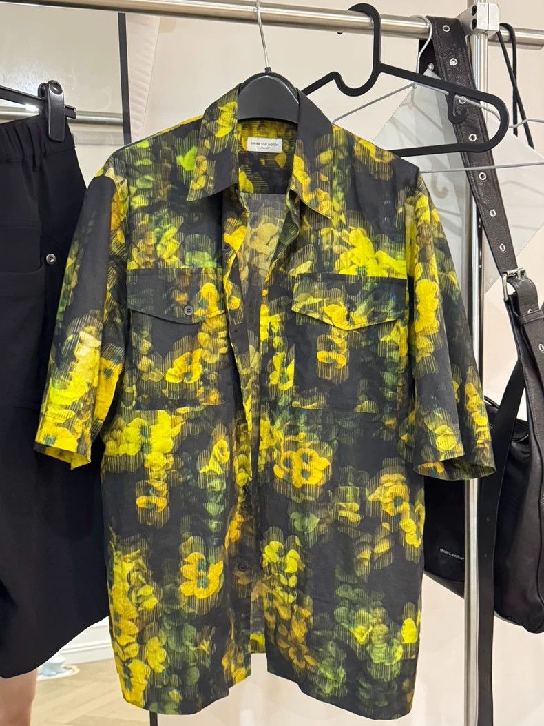 Dries Van Noten Dries Van Noten 3D Floral Print Shirt Size US L / EU 52-54 / 3 - 2 Thumbnail