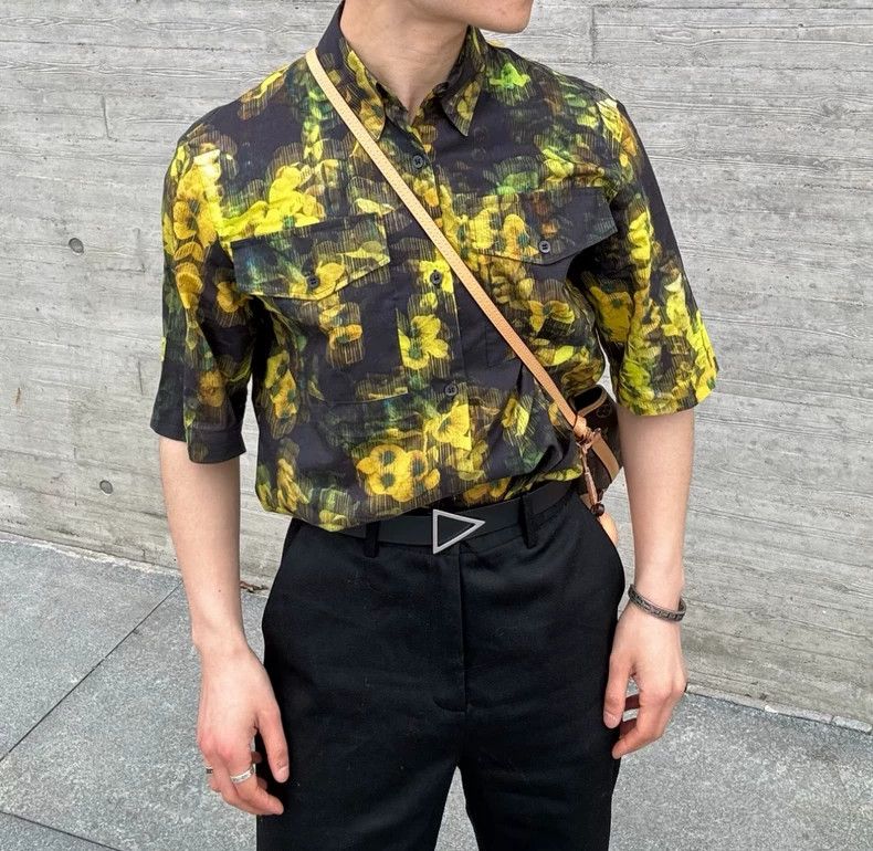 Dries Van Noten Dries Van Noten 3D Floral Print Shirt Size US L / EU 52-54 / 3 - 5 Thumbnail