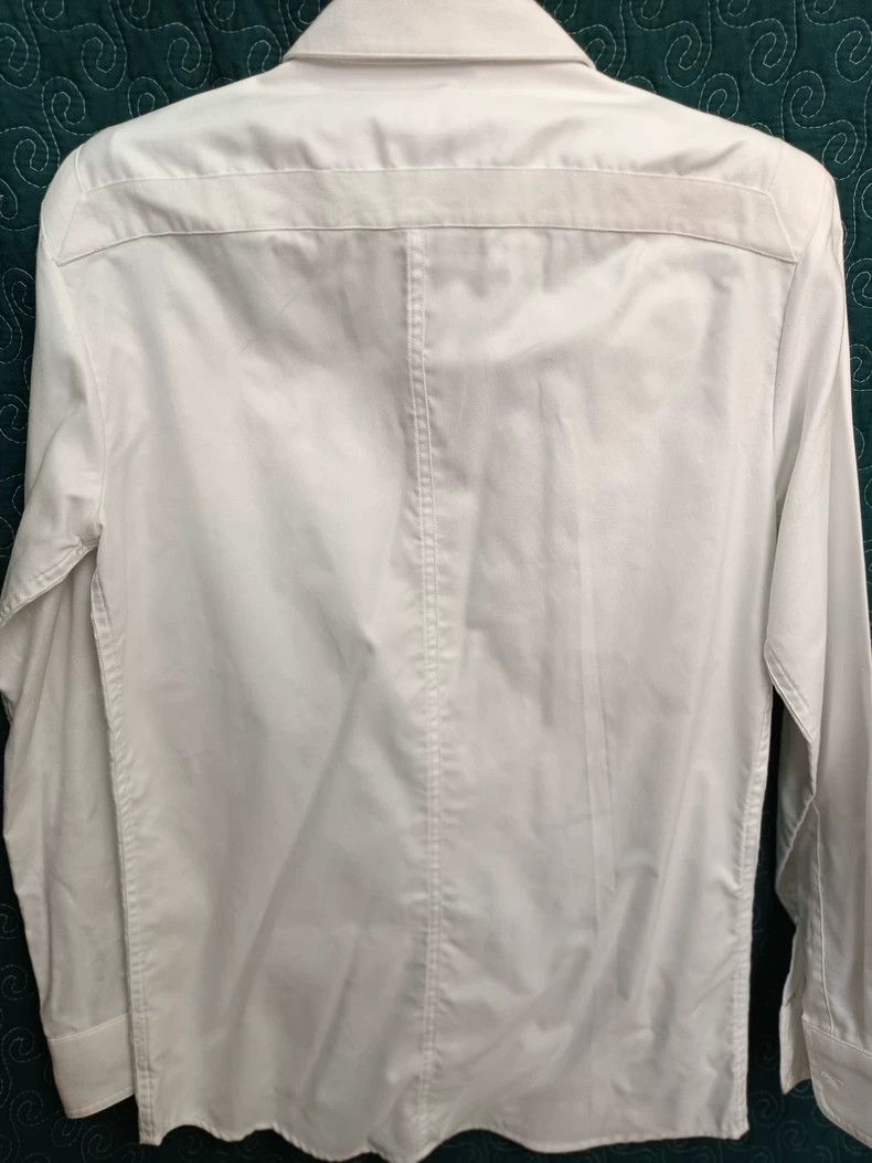 Dries Van Noten Dries Van Noten White Cotton Shirt Size US XL / EU 56 / 4 - 2 Thumbnail