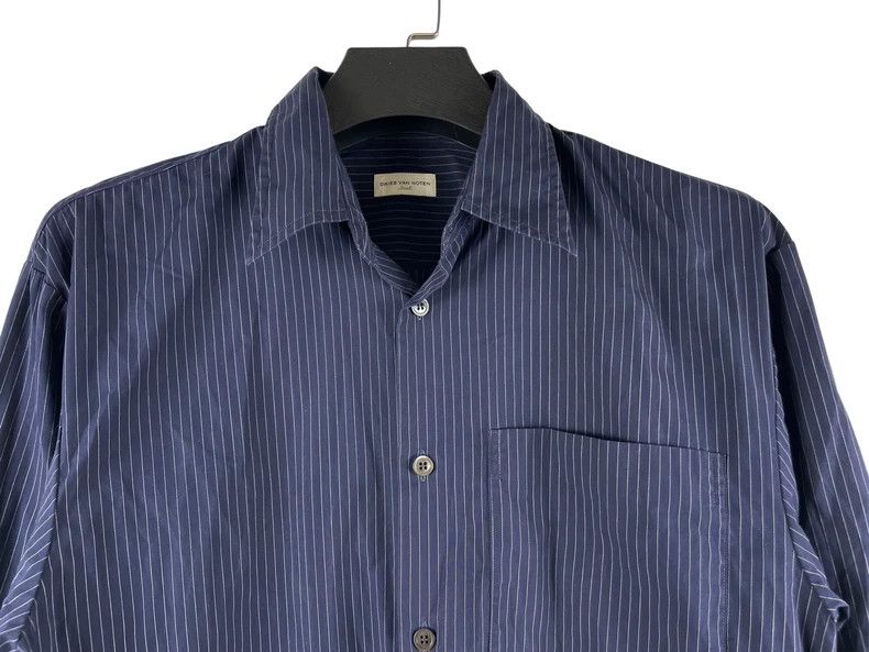 Dries Van Noten Dries Van Noten Carle Striped Shirt Size US S / EU 44-46 / 1 - 3 Thumbnail
