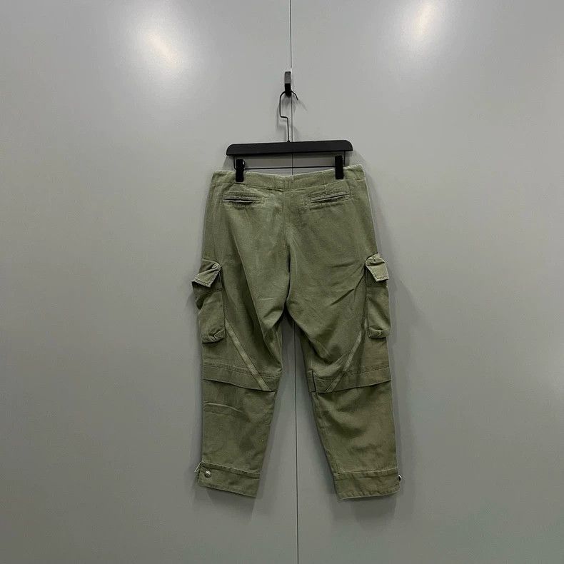Greg Lauren GREG LAUREN Green Casual Cargo Pants Size US 26 / EU 42 - 2 Thumbnail