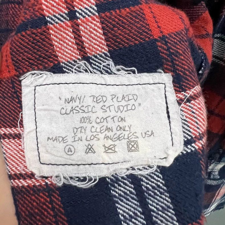 Greg Lauren GREG LAUREN Plaid Button-Up Shirt Size US S / EU 44-46 / 1 - 4 Thumbnail