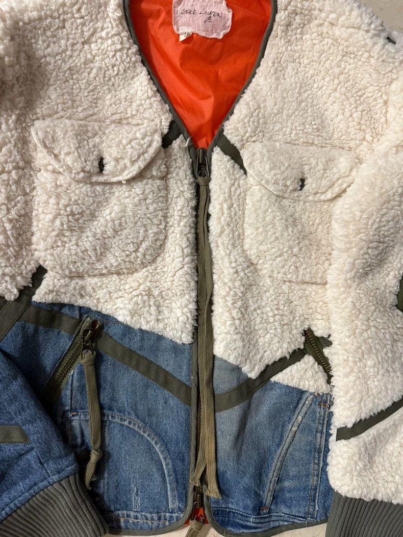 Greg Lauren Greg Lauren Denim Shearling Jacket Size US M / EU 48-50 / 2 - 2 Thumbnail