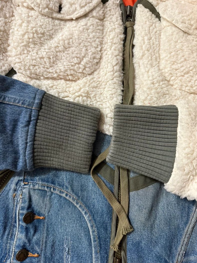 Greg Lauren Greg Lauren Denim Shearling Jacket Size US M / EU 48-50 / 2 - 6 Thumbnail