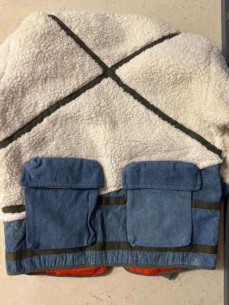 Greg Lauren Greg Lauren Denim Shearling Jacket Size US M / EU 48-50 / 2 - 7 Thumbnail