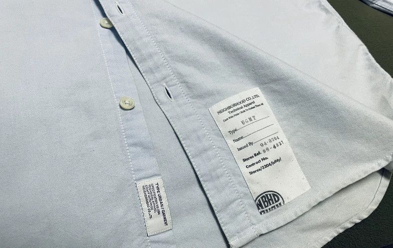 Neighborhood Neighborhood TIE SOLID Long Sleeve Shirt Size US L / EU 52-54 / 3 - 5 Thumbnail