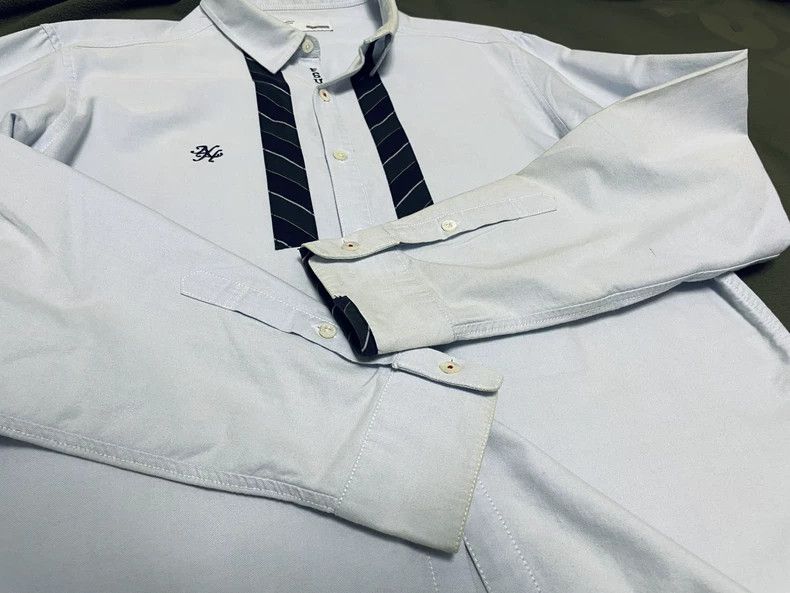 Neighborhood Neighborhood TIE SOLID Long Sleeve Shirt Size US L / EU 52-54 / 3 - 3 Thumbnail