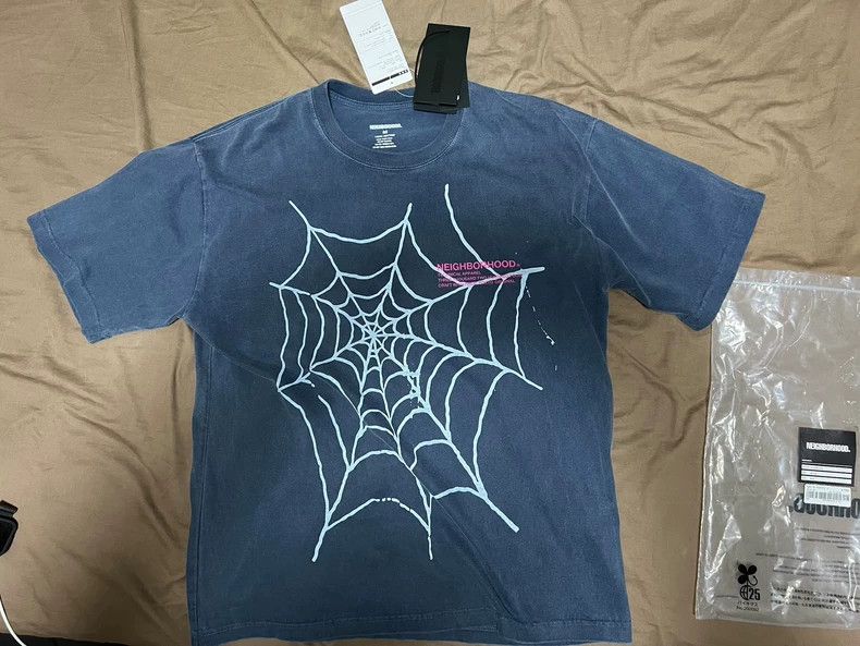 Neighborhood NEIGHBORHOOD NH TEE SS-67 Spiderweb Size US M / EU 48-50 / 2 - 2 Thumbnail