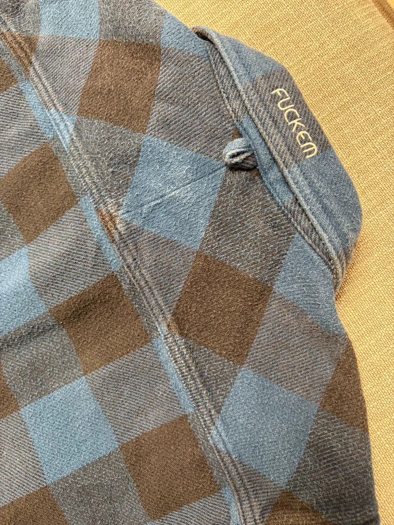 Neighborhood NEIGHBORHOOD Blue Black Plaid Shirt Size US L / EU 52-54 / 3 - 5 Thumbnail