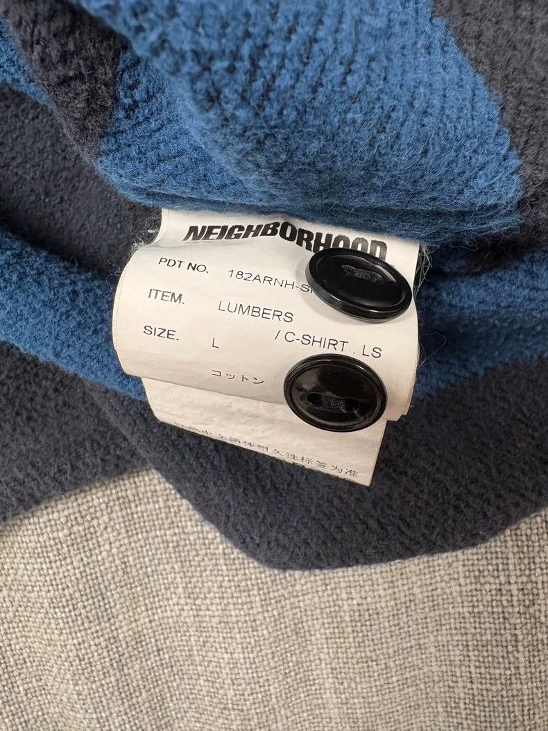 Neighborhood NEIGHBORHOOD Blue Black Plaid Shirt Size US L / EU 52-54 / 3 - 6 Thumbnail