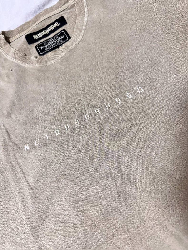 Neighborhood Neighborhood NBHD 19aw Wax Dyed Distressed Tee Size US M / EU 48-50 / 2 - 5 Thumbnail