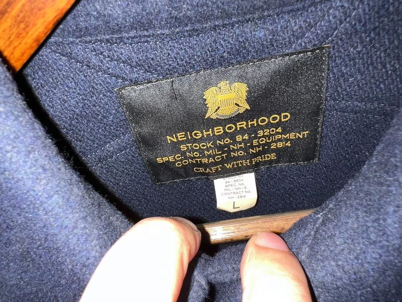 Neighborhood NEIGHBORHOOD Wool Shirt Size L Size US L / EU 52-54 / 3 - 4 Thumbnail