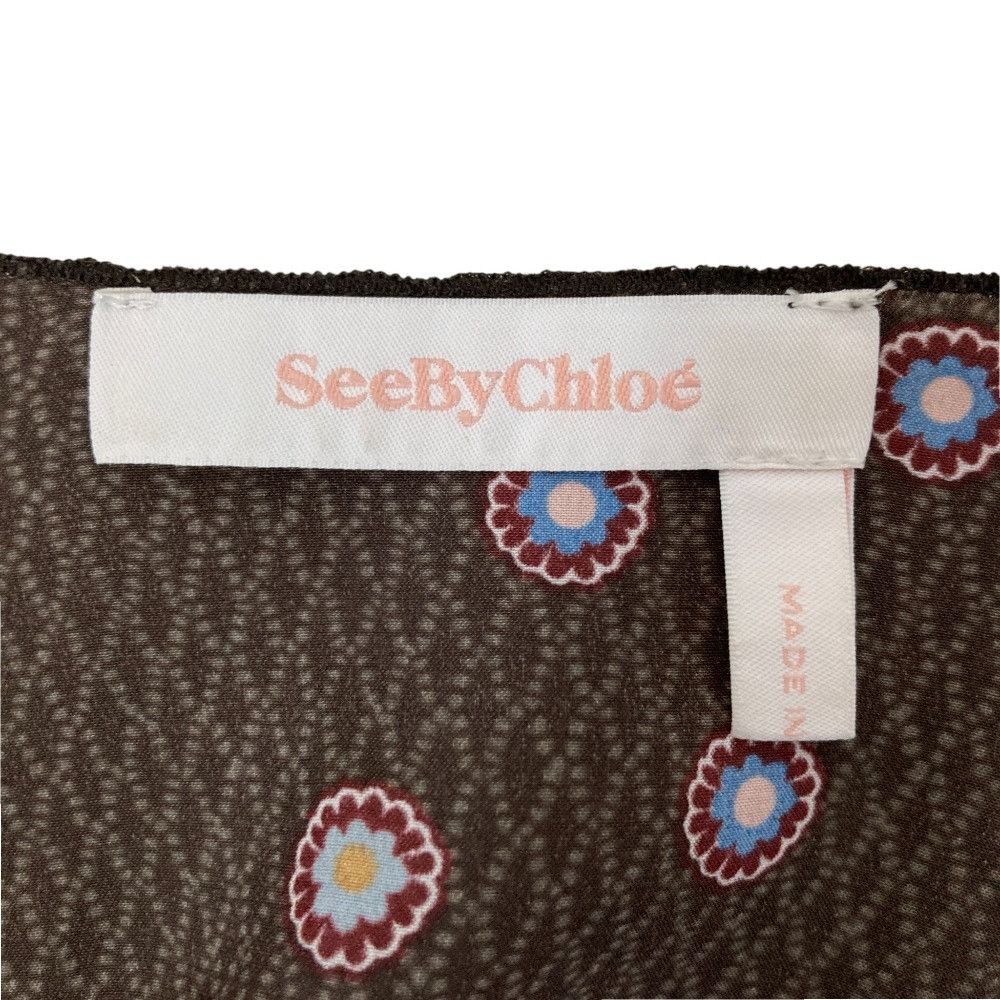 Chloe Chloe See by Chloe Silk Blend Bell Sleeve Blouse Others Tops DUTY FREE for USA Size ONE SIZE - 4 Thumbnail
