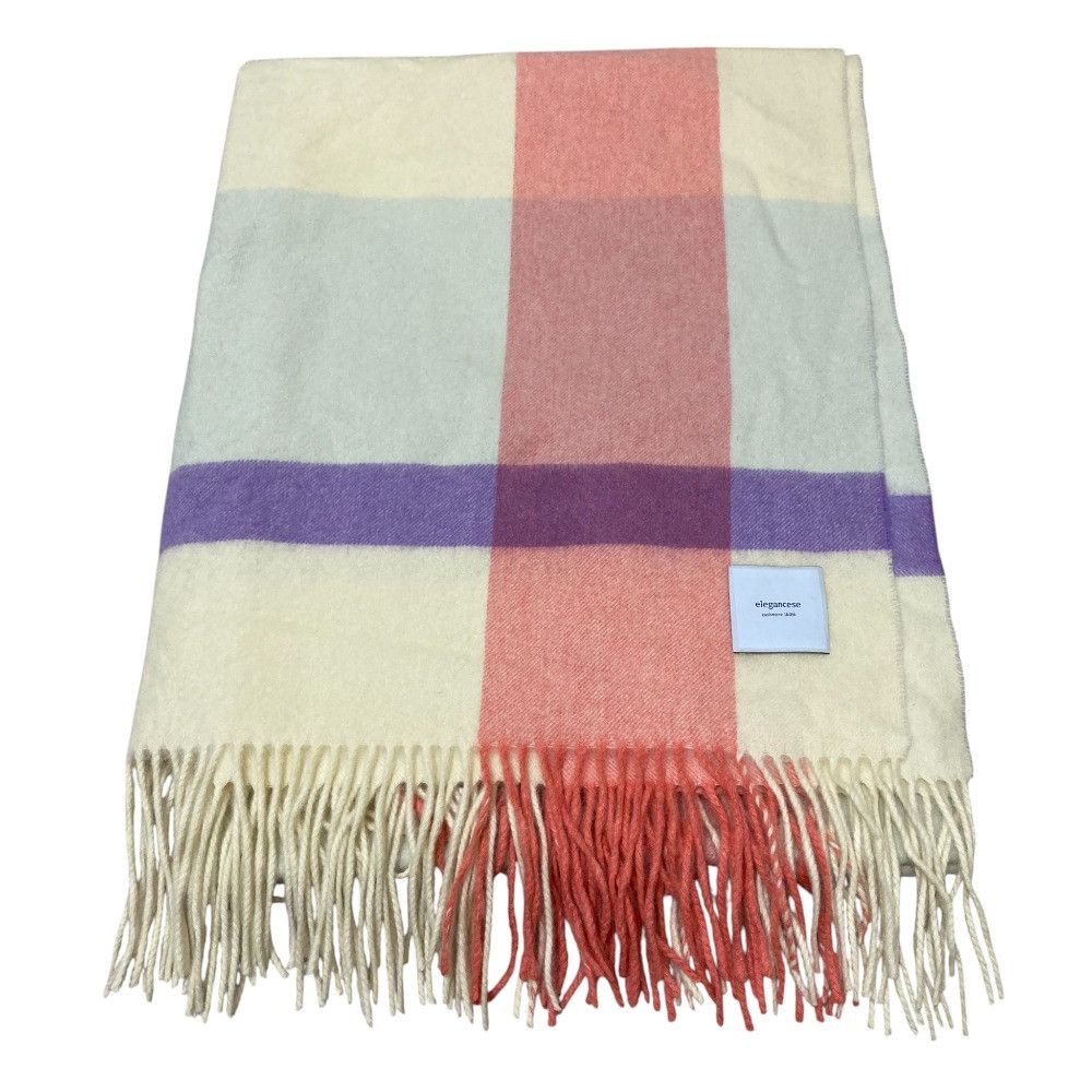 Other Other elegancese Cashmere Large Stole Natural Material Scarf DUTY FREE for USA Size ONE SIZE - 2 Thumbnail