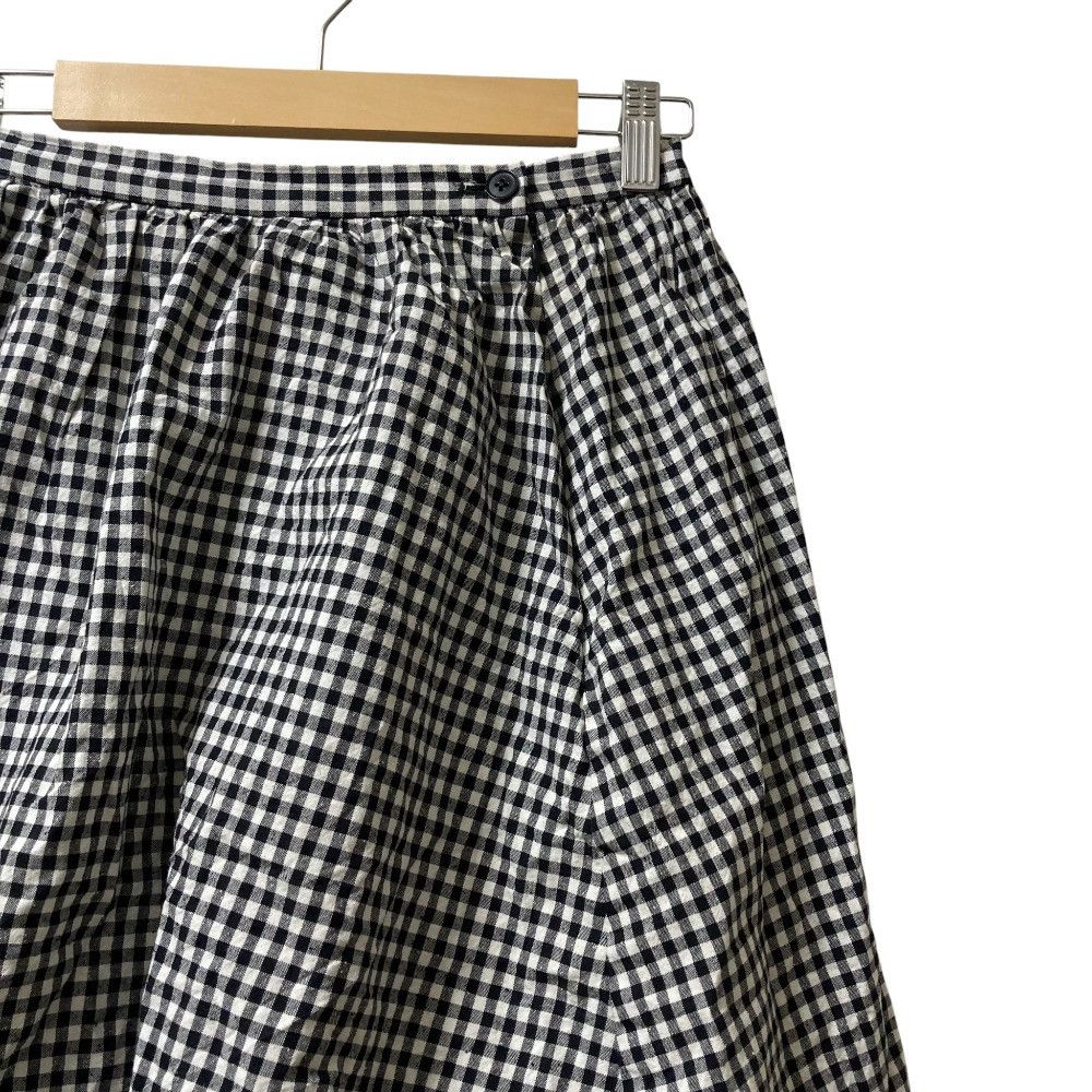 Other Other THIRD MAGAZINE mikomori Cotton Silk Gingham Long Skirt Cotton Skirts A0831FS201 DUTY FREE for USA Size ONE SIZE - 2 Thumbnail