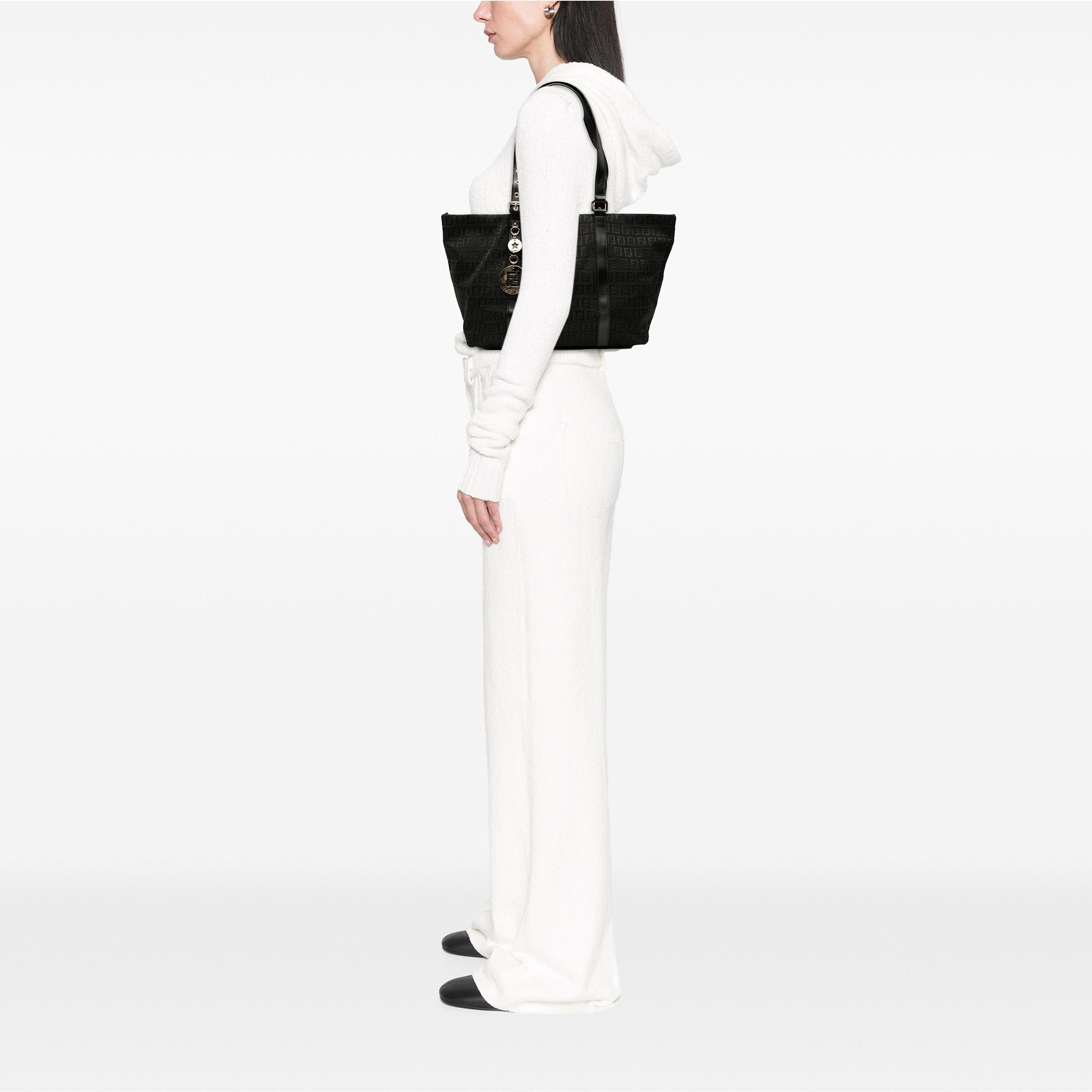 Fendi Fendi Zucchino Canvas Superstar Tote Size ONE SIZE - 7 Thumbnail