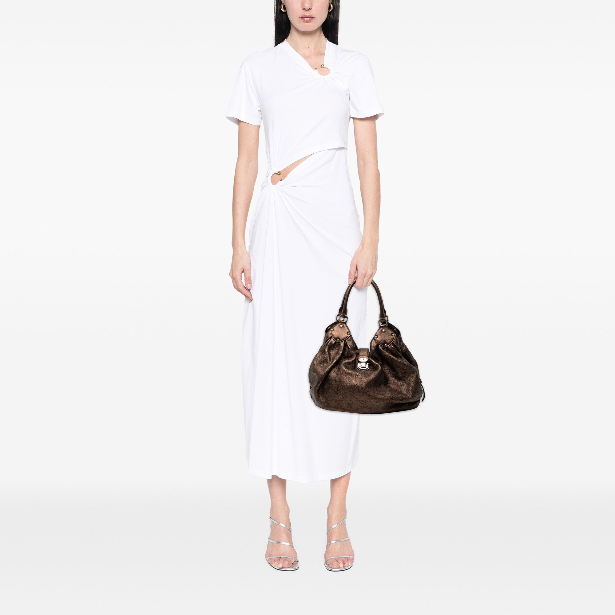 Louis Vuitton Louis Vuitton Monogram Mahina L Hobo Size ONE SIZE - 7 Thumbnail