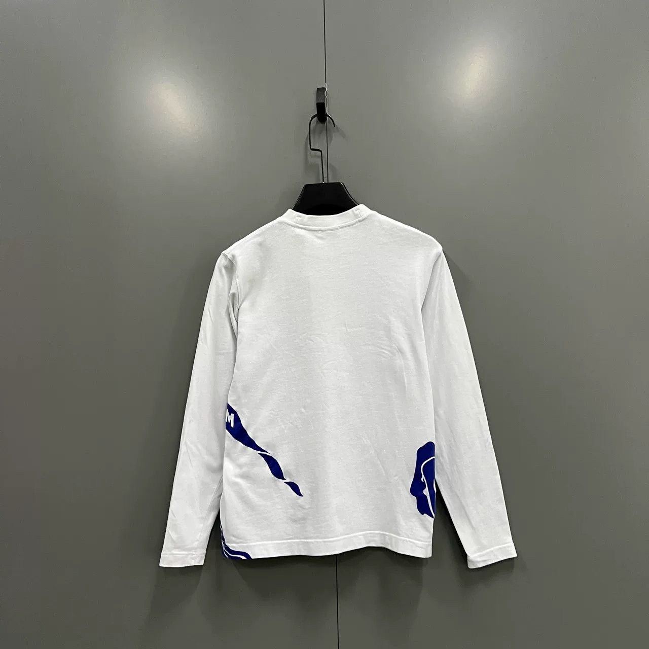 Burberry burberry white equestrian printed long sleeve top Size XXS / US 00 / IT 34 - 2 Thumbnail