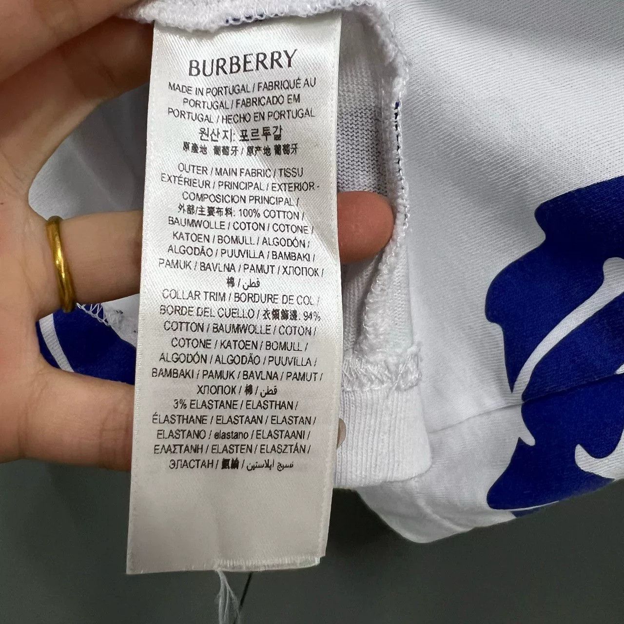 Burberry burberry white equestrian printed long sleeve top Size XXS / US 00 / IT 34 - 6 Thumbnail
