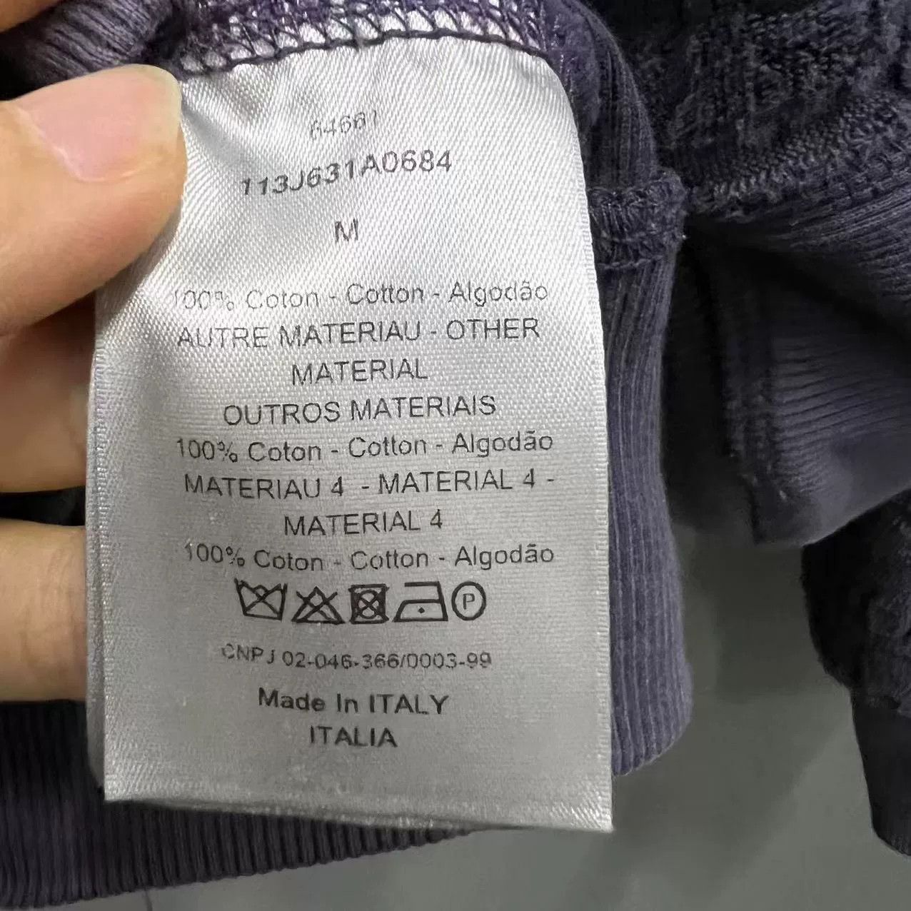Dior dior logo print hooded sweatshirt in purple Size M / US 6-8 / IT 42-44 - 5 Thumbnail
