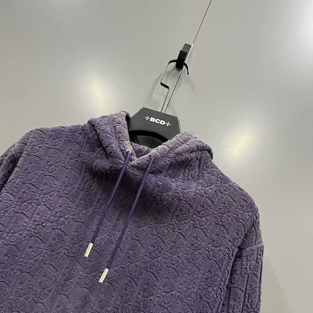Dior dior logo print hooded sweatshirt in purple Size M / US 6-8 / IT 42-44 - 3 Thumbnail