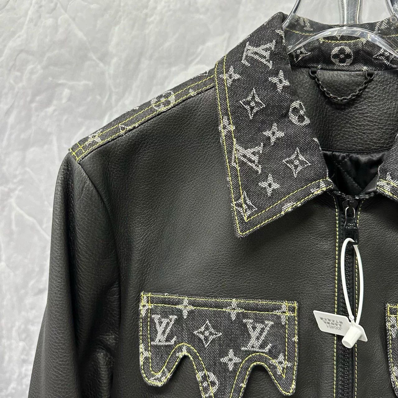 Louis Vuitton louis vuitton nigo patchwork leather jacket Size US L / EU 52-54 / 3 - 3 Thumbnail