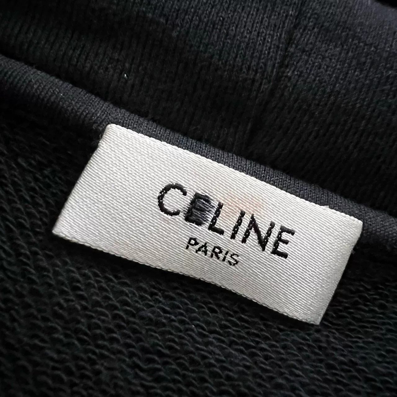 Celine celine bead lettered hoodie in black Size US M / EU 48-50 / 2 - 5 Thumbnail