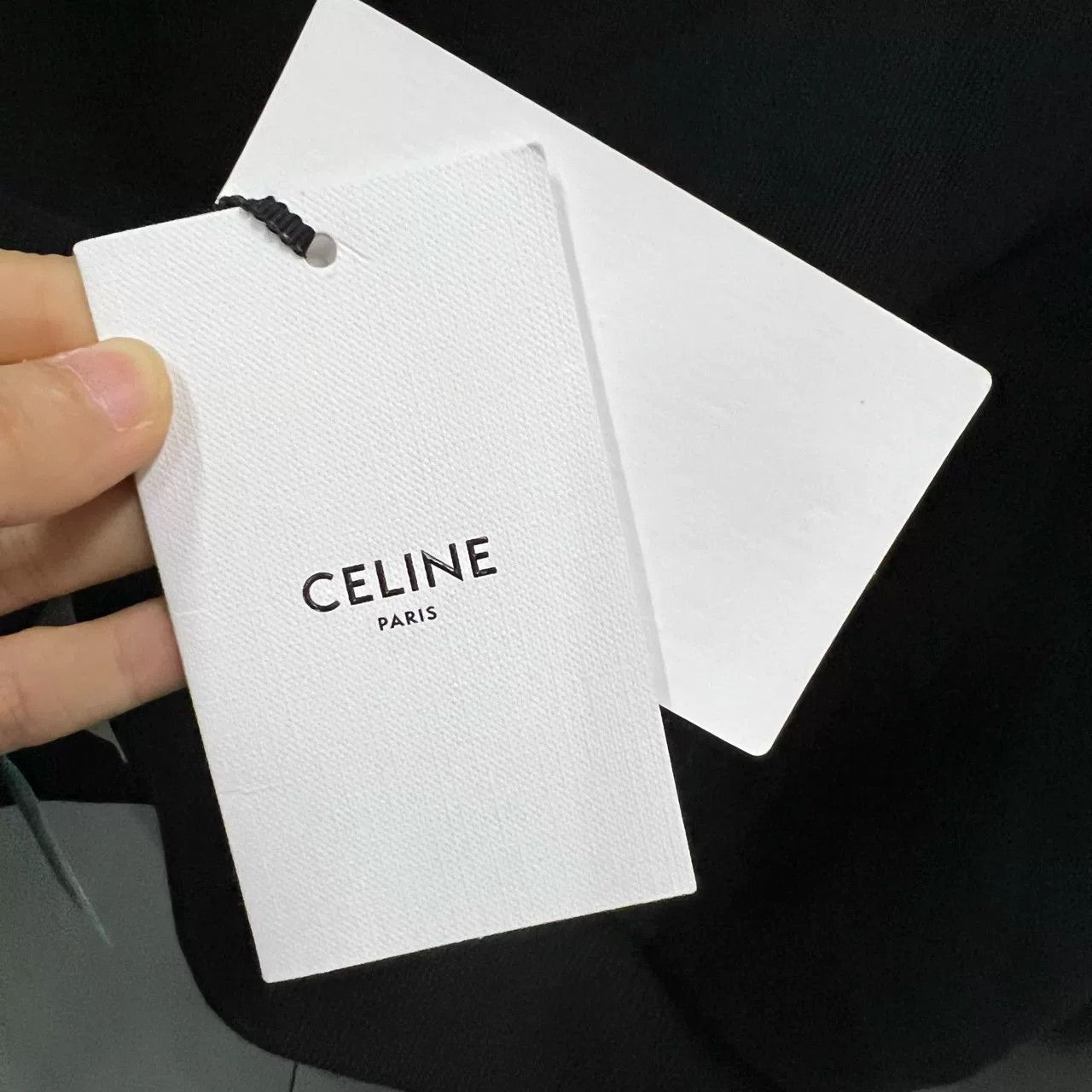 Celine celine bead lettered hoodie in black Size US M / EU 48-50 / 2 - 3 Thumbnail