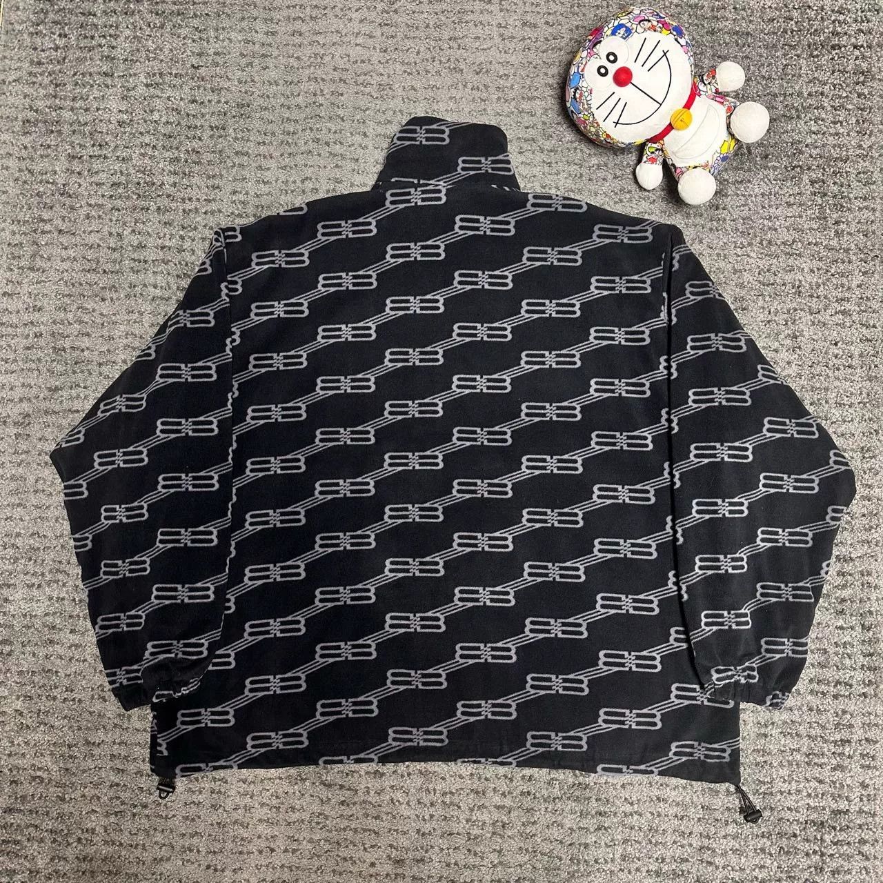 Balenciaga balenciaga ss23 double b printed wool coat Size US L / EU 52-54 / 3 - 2 Thumbnail
