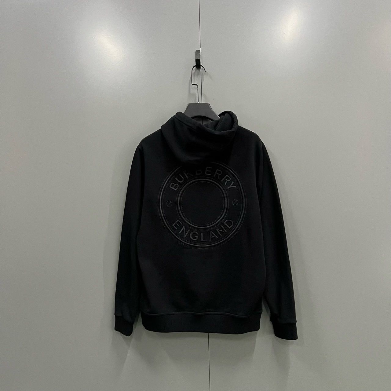 Burberry burberry black logo embroidered hoodie size S Size S / US 4 / IT 40 - 3 Thumbnail