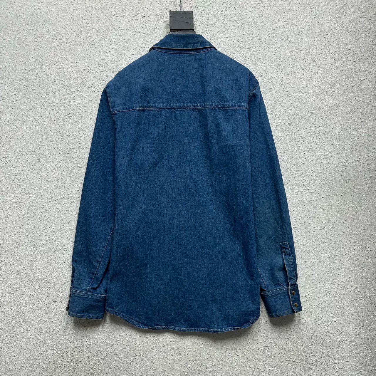 Gucci gucci blue red green striped denim jacket Size US M / EU 48-50 / 2 - 2 Thumbnail