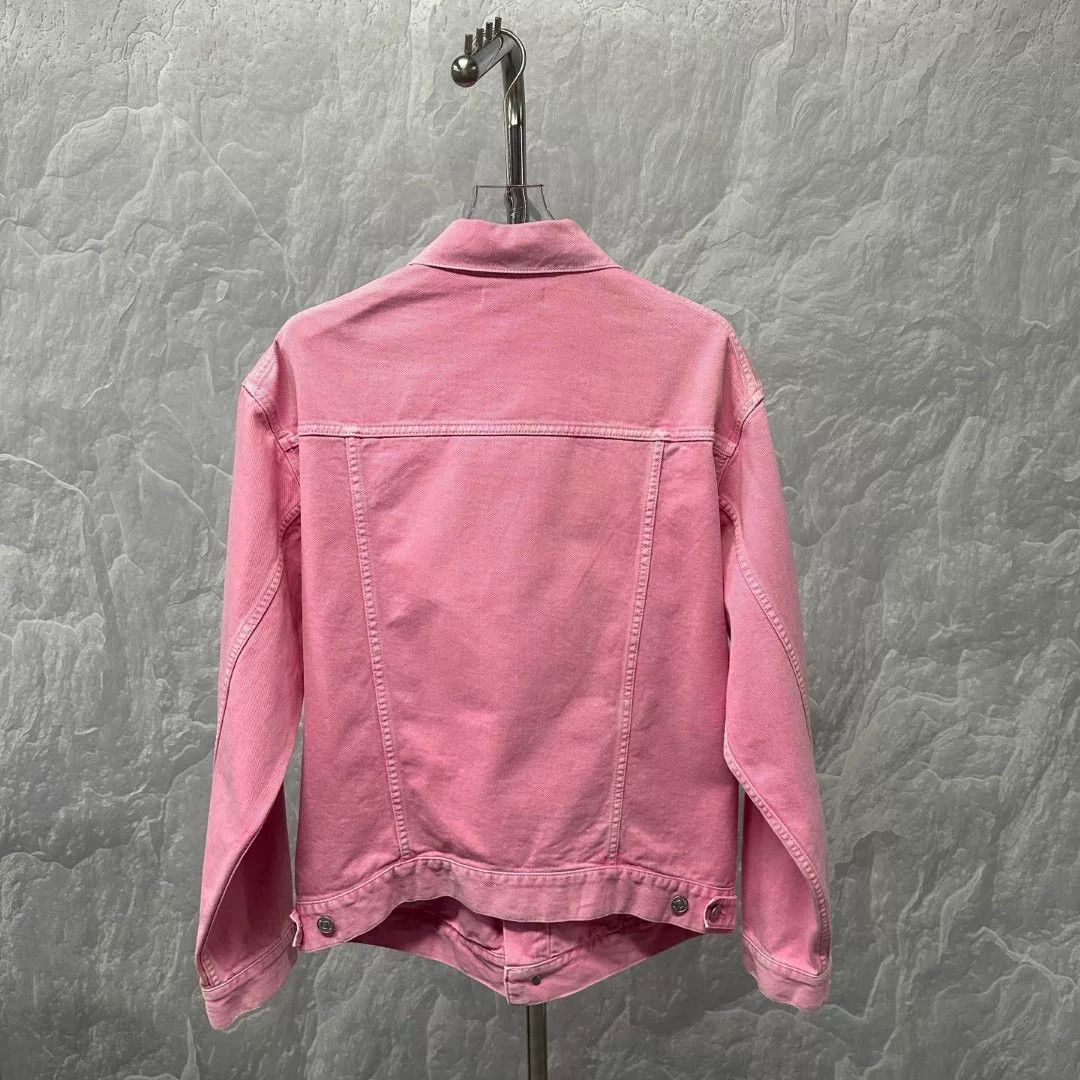 Balenciaga Balenciaga Valentine's Series Denim Jacket Size S / US 4 / IT 40 - 2 Thumbnail