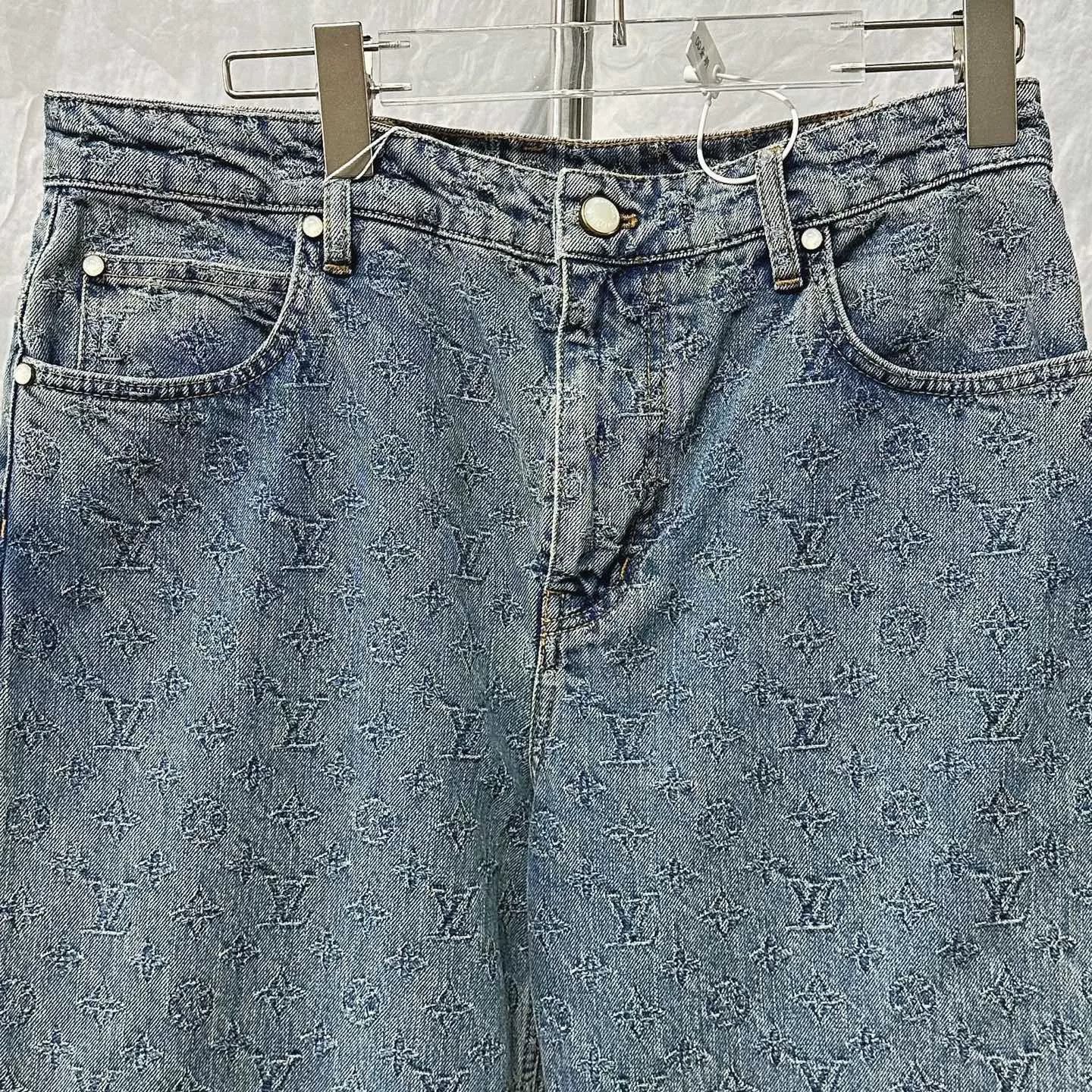 Louis Vuitton louis vuitton ss25 printed denim long pants Size US 29 - 2 Thumbnail