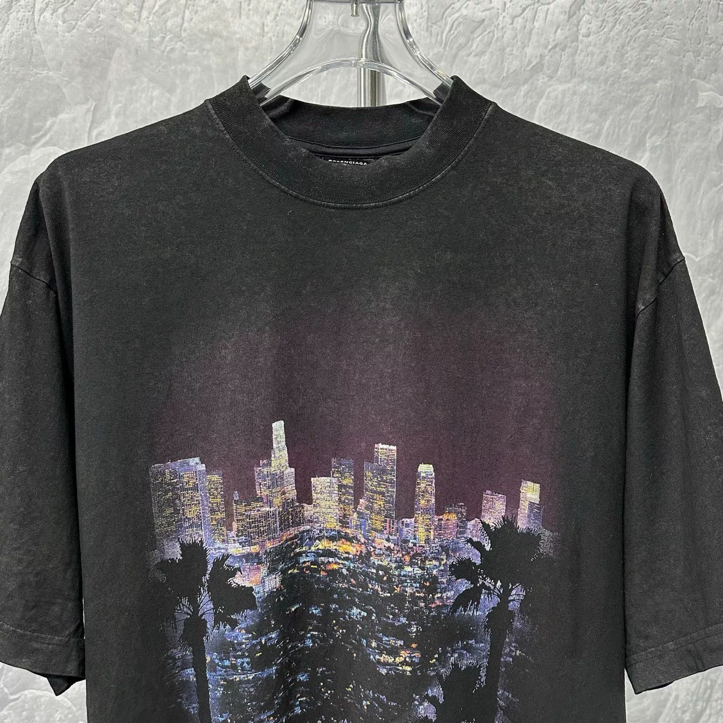 Balenciaga Balenciaga City of Angels Short Sleeve T-Shirt Size US S / EU 44-46 / 1 - 4 Thumbnail